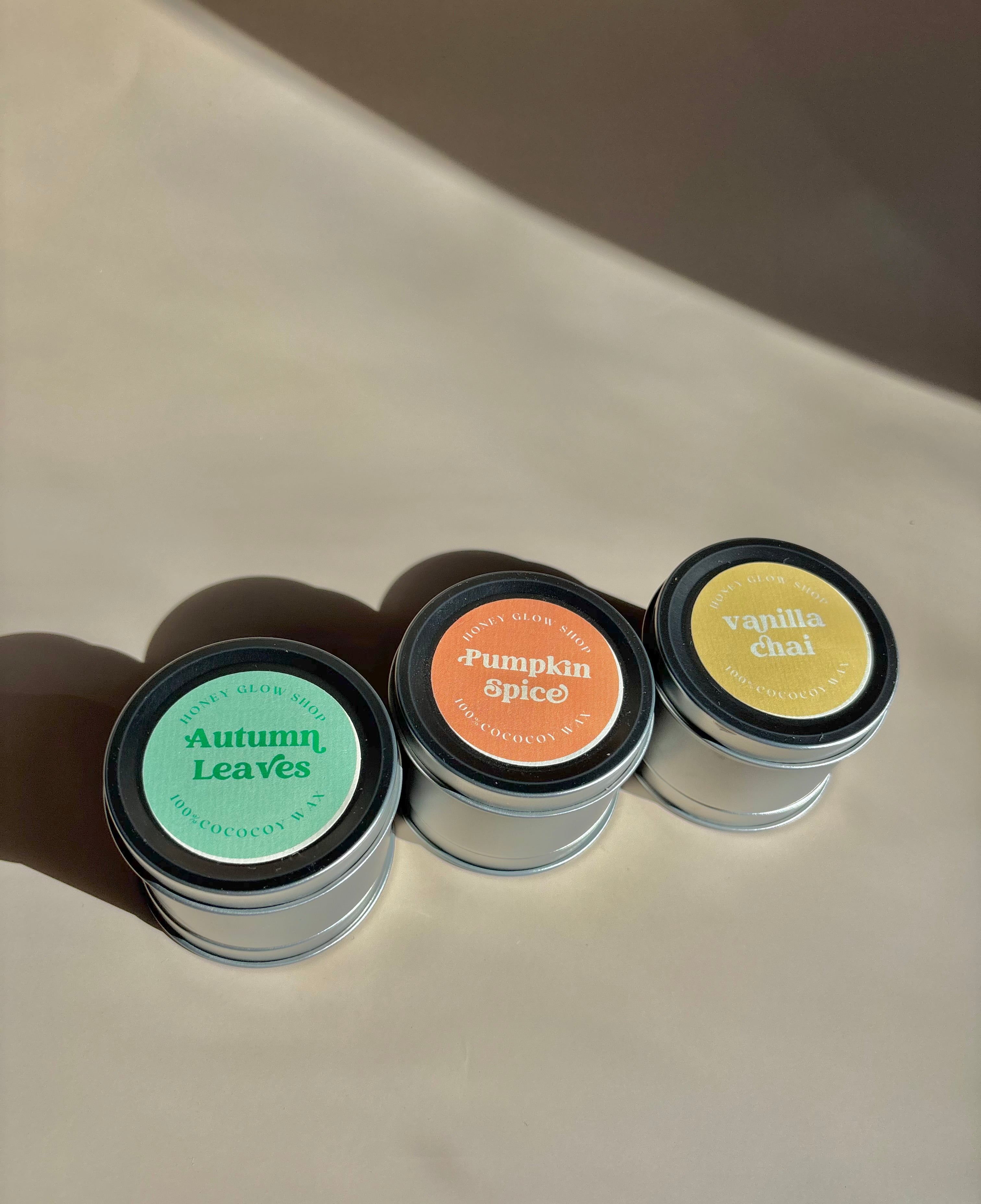 Autumn glow set - 3 Mini Candles